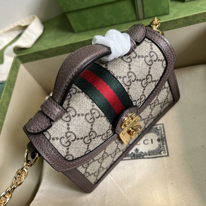 G*u*i ophidia gg mini shoulder bag 696180 brown