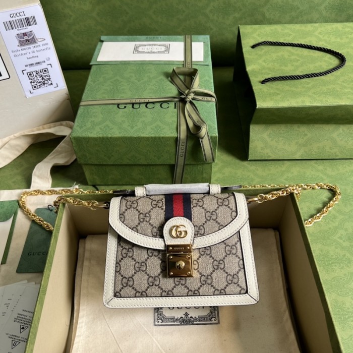 G*u*i ophidia gg mini shoulder bag ‎696180 white