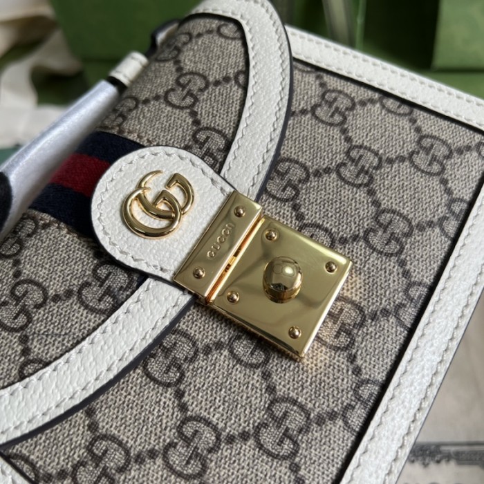 G*u*i ophidia gg mini shoulder bag ‎696180 white