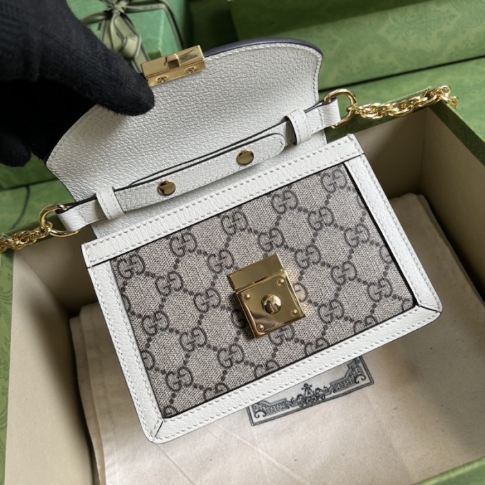 G*u*i ophidia gg mini shoulder bag ‎696180 white