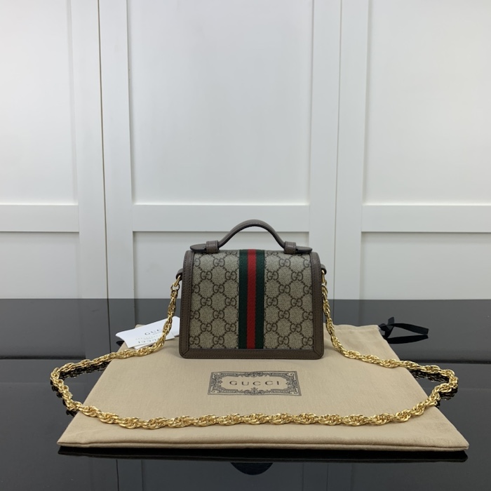 g*u*i ophidia gg mini shoulder bag brown gg Sup*e canvas 696180