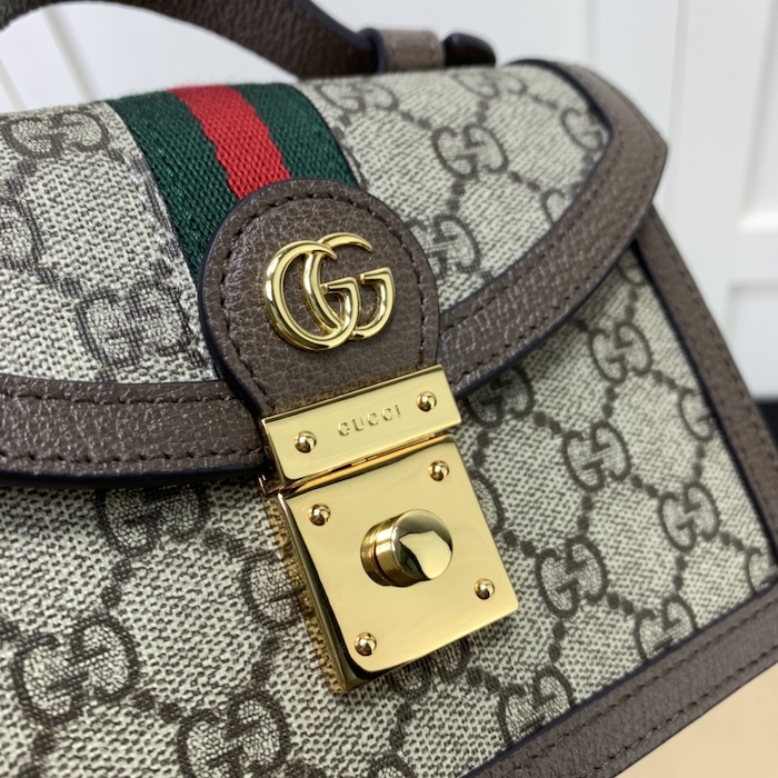 g*u*i ophidia gg mini shoulder bag brown gg Sup*e canvas 696180