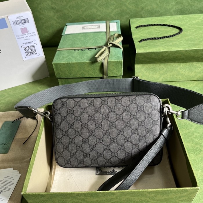 G*u*i ophidia gg shoulder bag 699439 grey