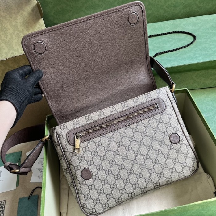 G*u*i ophidia medium messenger bag 761741 beige gg canvas
