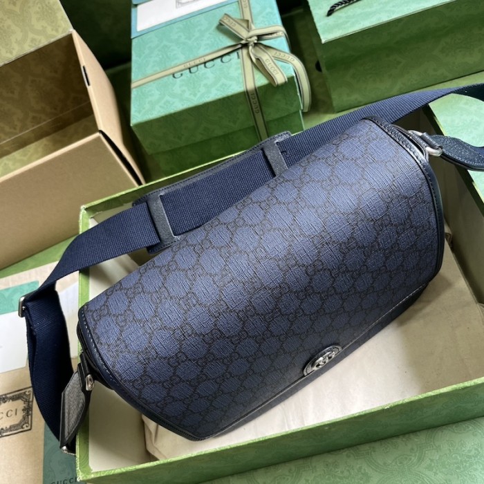 G*u*i ophidia medium messenger bag blue 761741