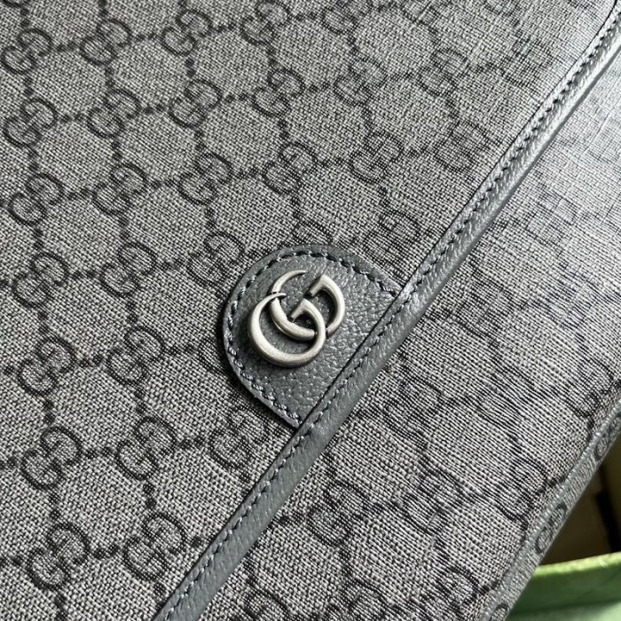 G*u*i ophidia medium messenger bag grey 761741