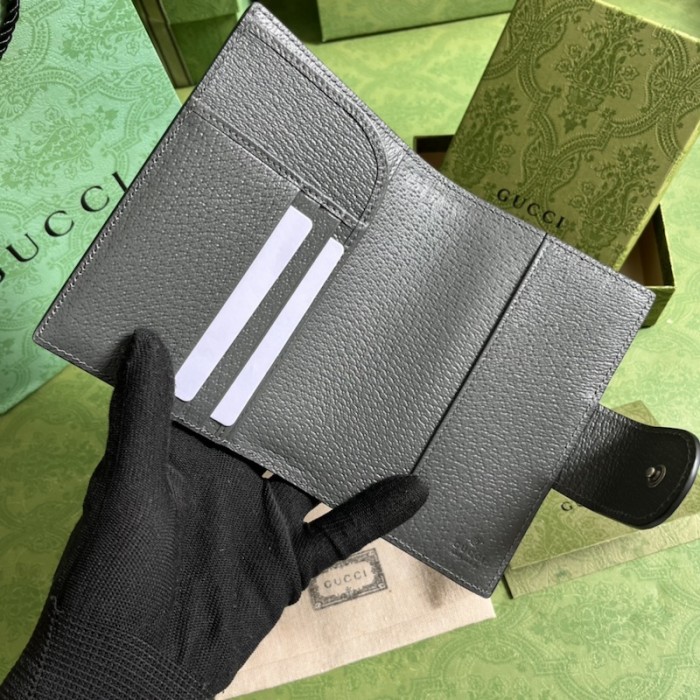 G*u*i ophidia passport case 732755 grey