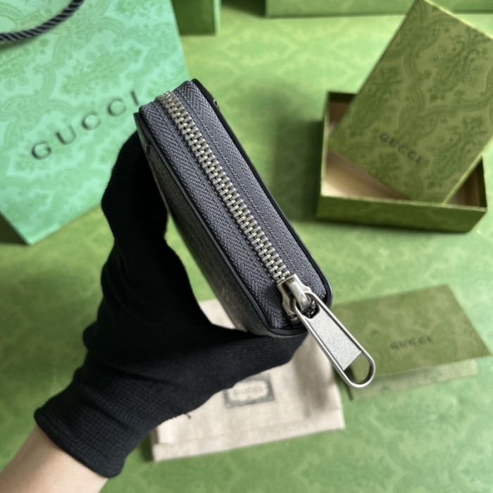 G*u*i ophidia zip around wallet 706844 grey