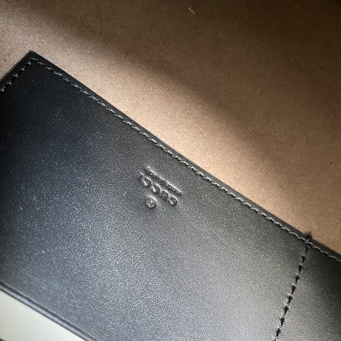G*u*i signature clutch bag black 473963