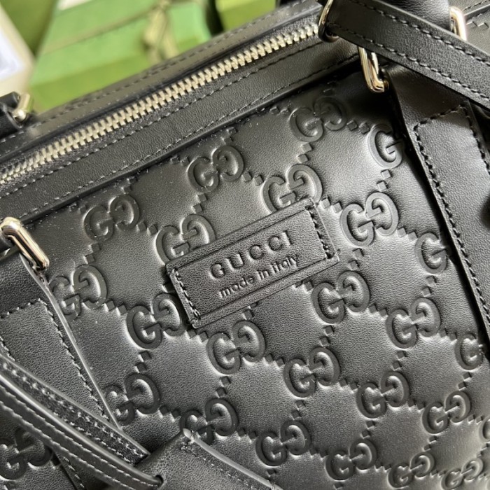 G*u*i signature duffle bag black 406380