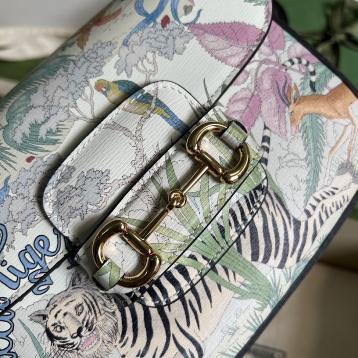 G*u*i tiger horsebit 1955 mini bag 677266
