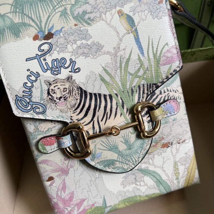 G*u*i tiger horsebit 1955 mini bag 625615