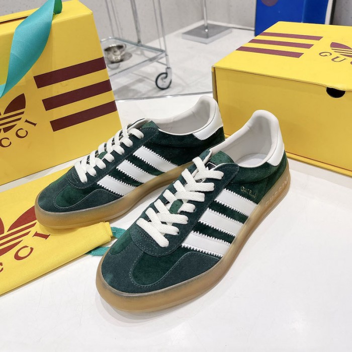 Ad*s x g*u*i gazelle sneaker green