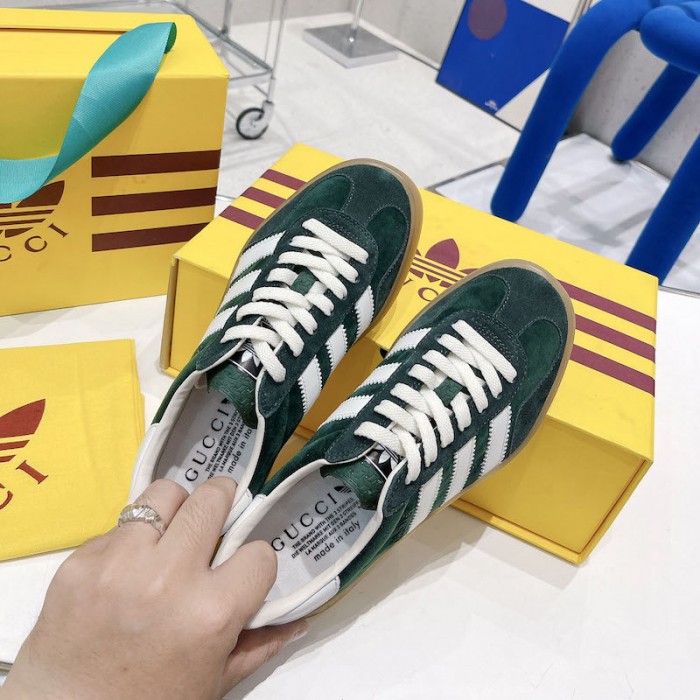 Ad*s x g*u*i gazelle sneaker green