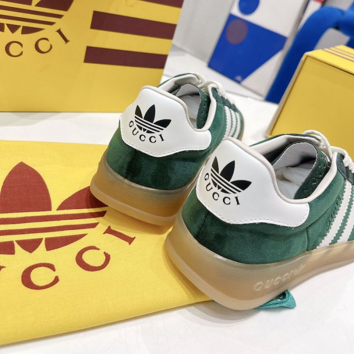 Ad*s x g*u*i gazelle sneaker green