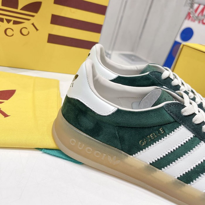 Ad*s x g*u*i gazelle sneaker green