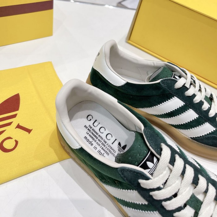 Ad*s x g*u*i gazelle sneaker green