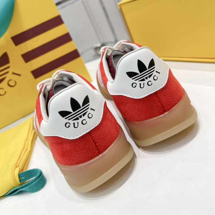 Ad*s x g*u*i gazelle sneaker red