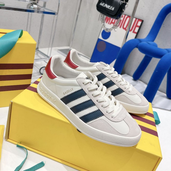 Ad*s x g*u*i gazelle sneaker white