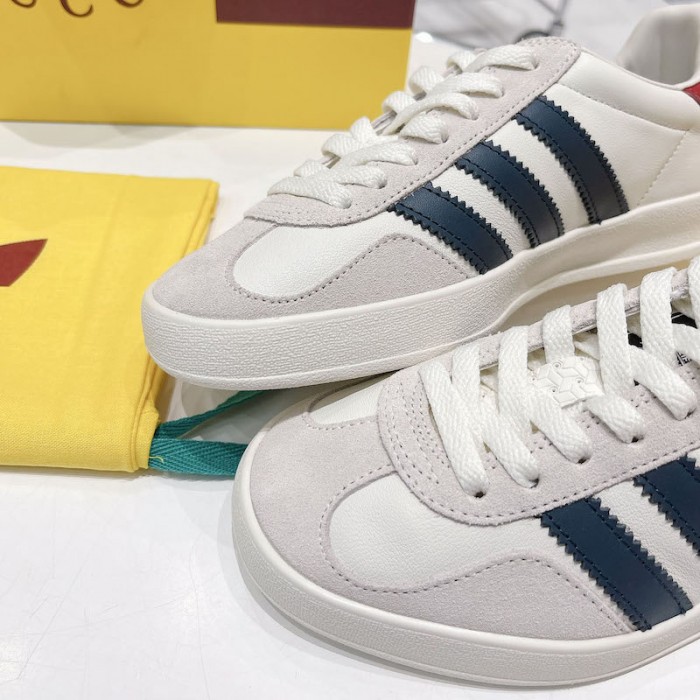 Ad*s x g*u*i gazelle sneaker white