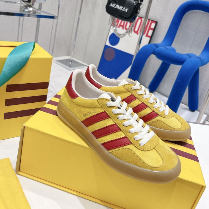 Ad*s x g*u*i gazelle sneaker yellow