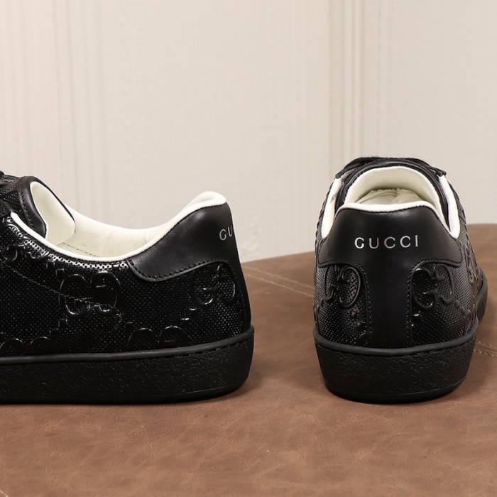 G*u*i ace gg embossed sneaker black