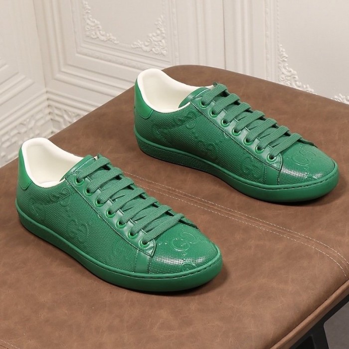 G*u*i ace gg embossed sneaker green