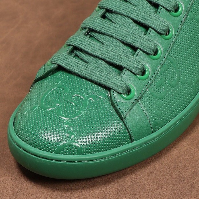 G*u*i ace gg embossed sneaker green