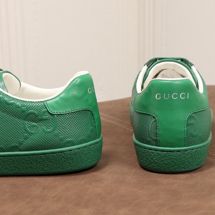 G*u*i ace gg embossed sneaker green