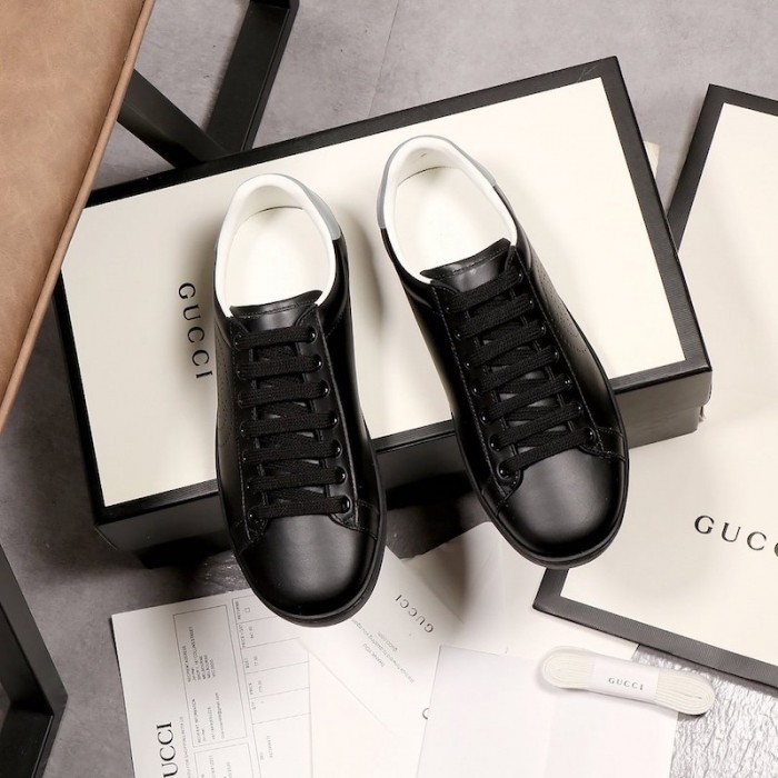 G*u*i ace sneaker with interlocking g 599147 black