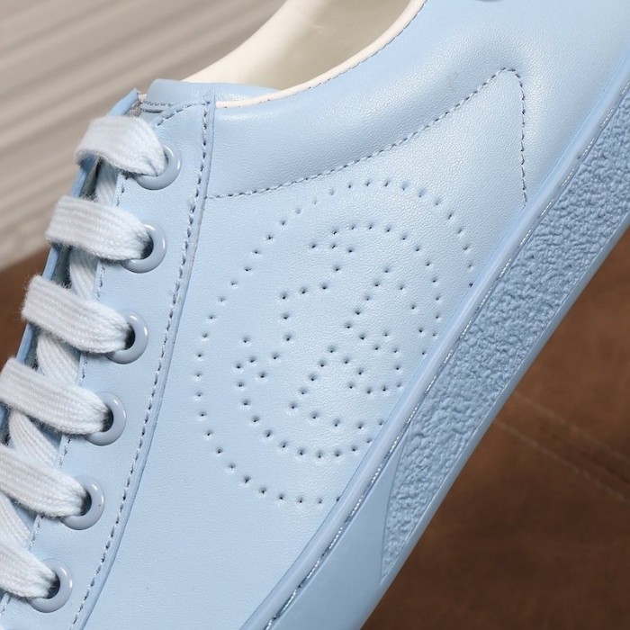 G*u*i ace sneaker with interlocking g 599147 light blue