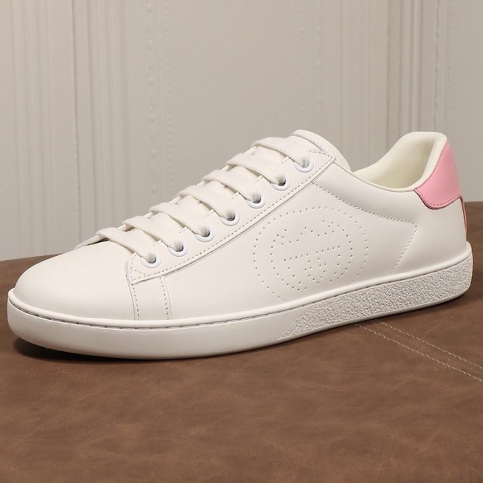 G*u*i ace sneaker with interlocking g ‎599147 white / pink