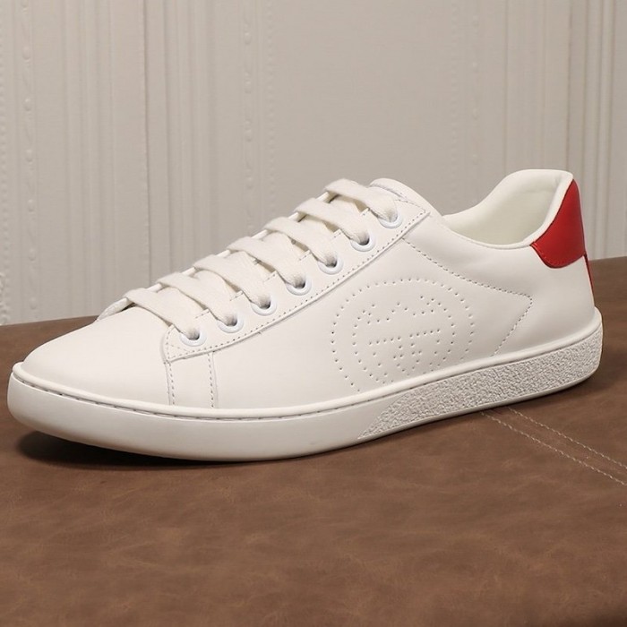 G*u*i ace sneaker with interlocking g 599147 white / red