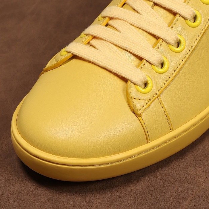 G*u*i ace sneaker with interlocking g 599147 yellow