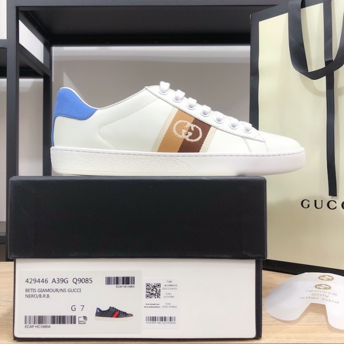 G*u*i online exclusive ace sneaker with interlocking g 650992