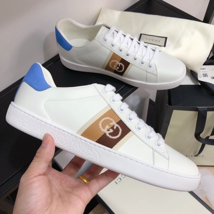 G*u*i online exclusive ace sneaker with interlocking g 650992