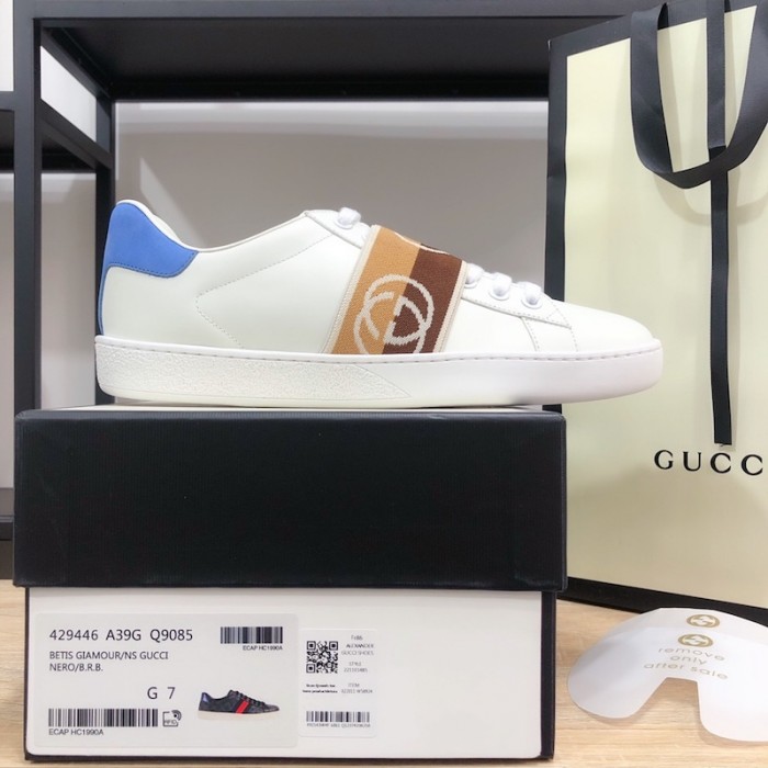 G*u*i online exclusive ace sneaker with interlocking g 650993