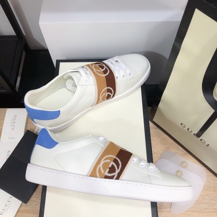 G*u*i online exclusive ace sneaker with interlocking g 650993