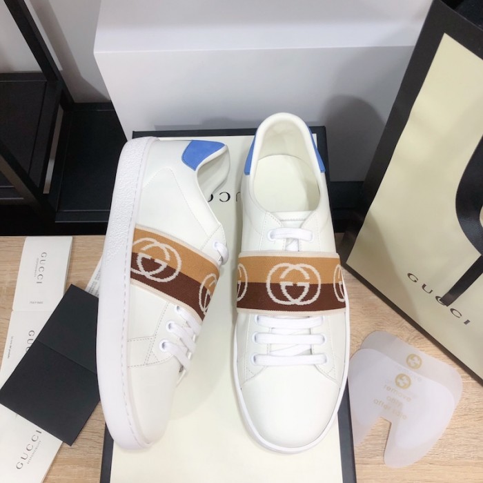 G*u*i online exclusive ace sneaker with interlocking g 650993