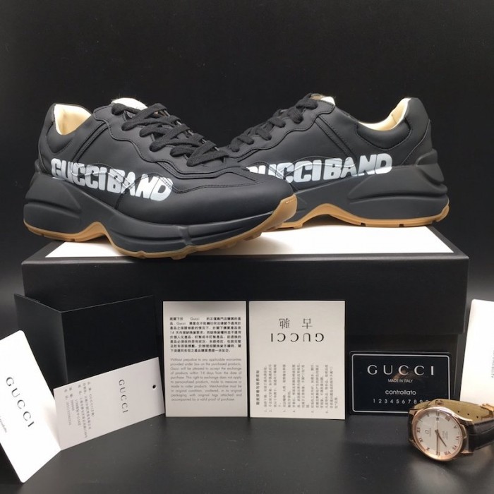 G*u*i rhyton G*u*i band sneaker black