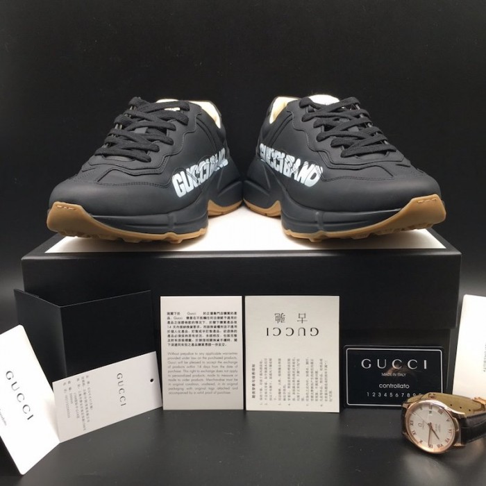 G*u*i rhyton G*u*i band sneaker black