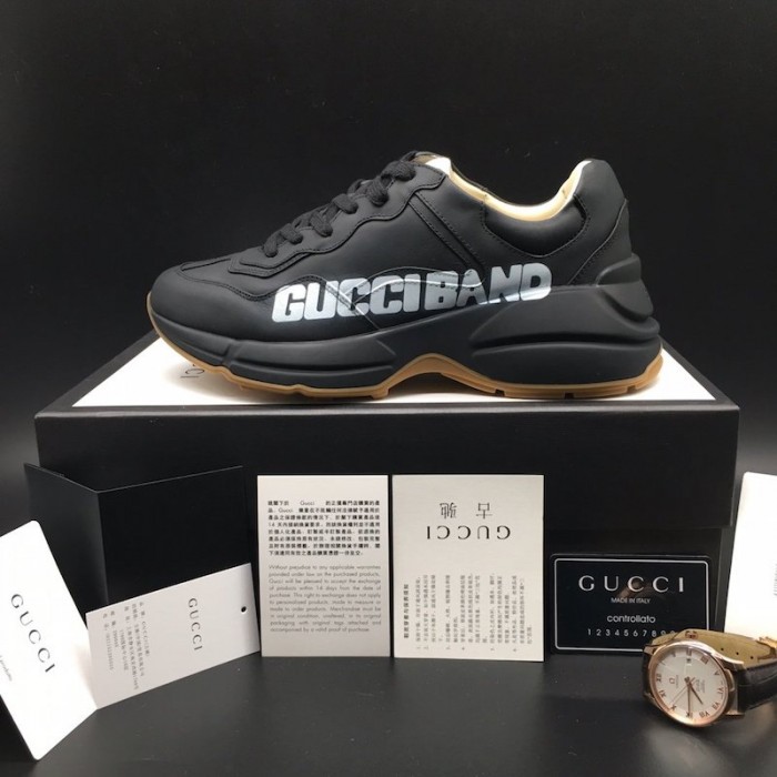 G*u*i rhyton G*u*i band sneaker black