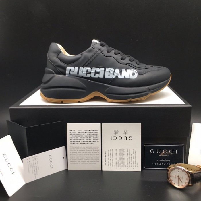 G*u*i rhyton G*u*i band sneaker black