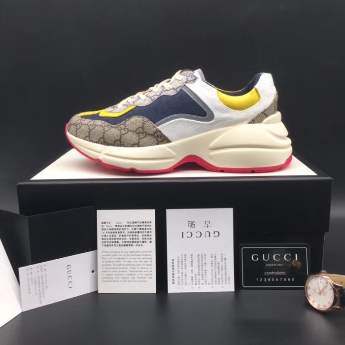 G*u*i gg rhyton sneaker beige