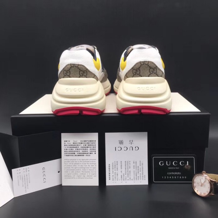 G*u*i gg rhyton sneaker beige
