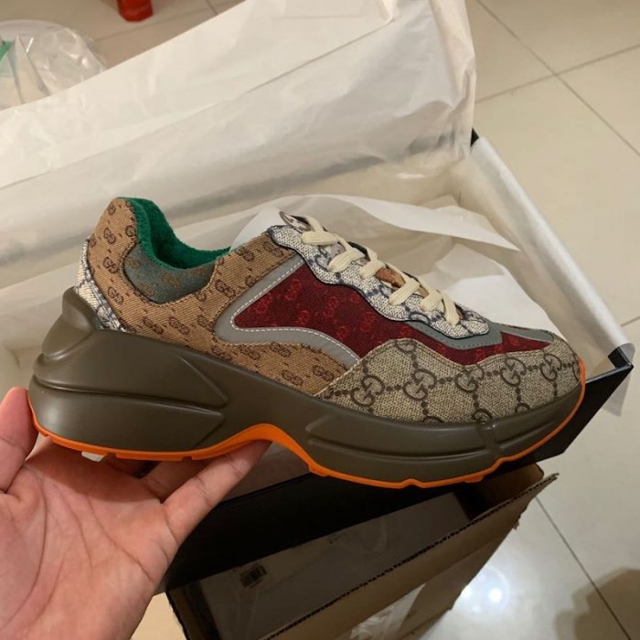 G*u*i gg rhyton sneaker brown