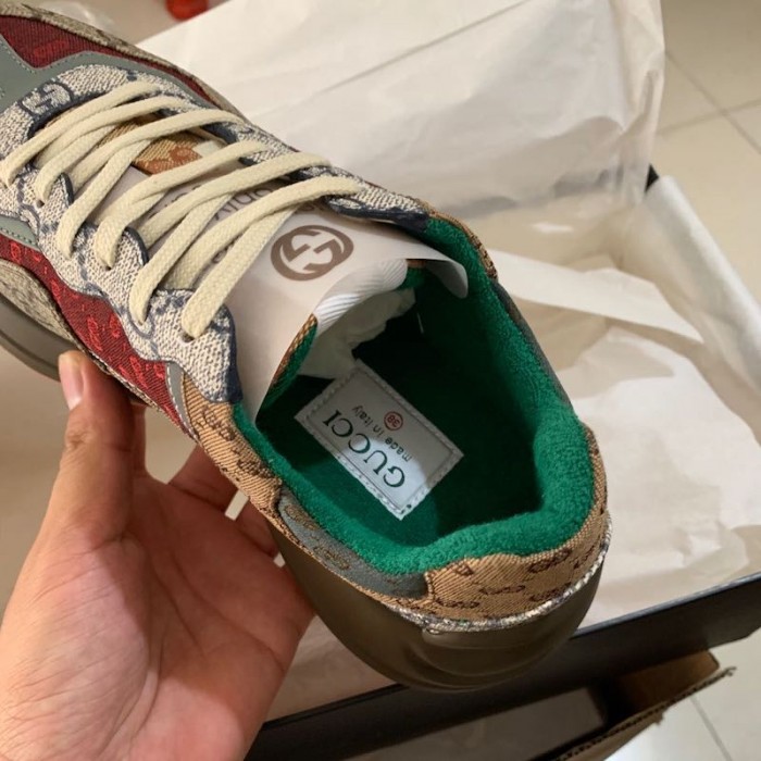 G*u*i gg rhyton sneaker brown