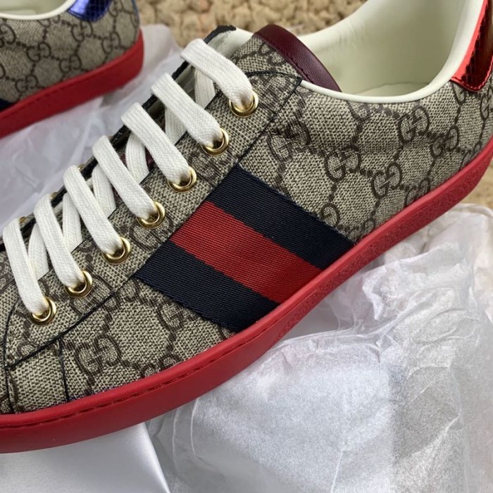 g*u*i ace gg Sup*e sneaker red