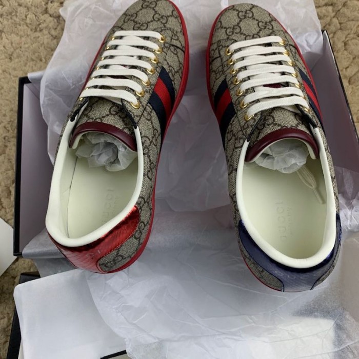 g*u*i ace gg Sup*e sneaker red