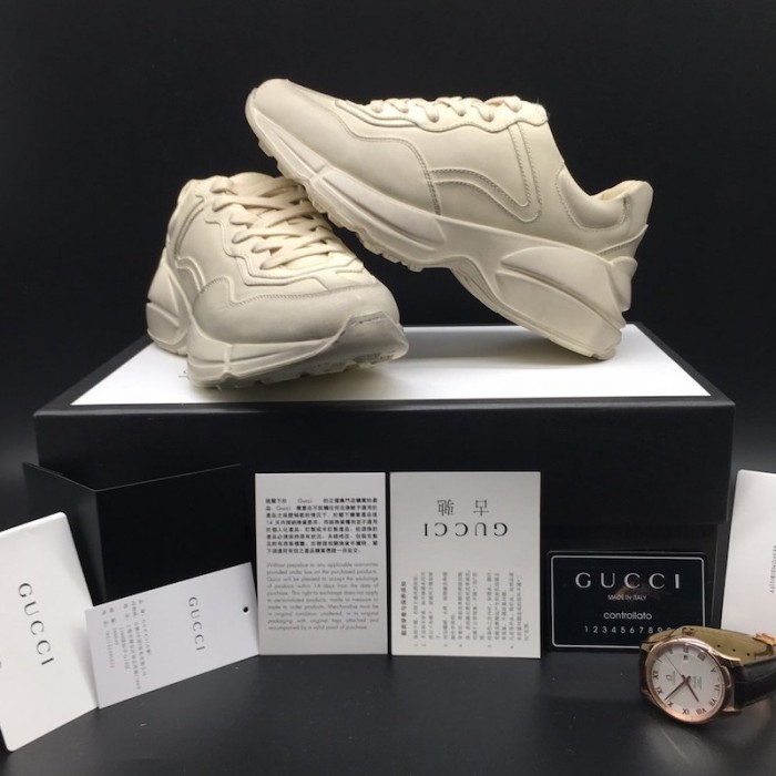 G*u*i rhyton leather sneaker